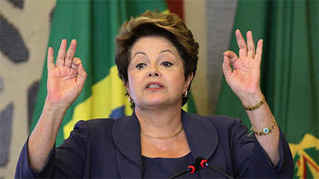 la presidenta de brasil dilma rousseff